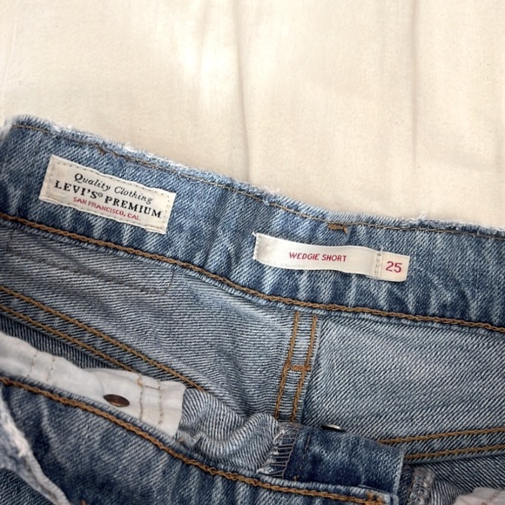 Levi's Distressed Jean Shorts - Picture 5 of 5